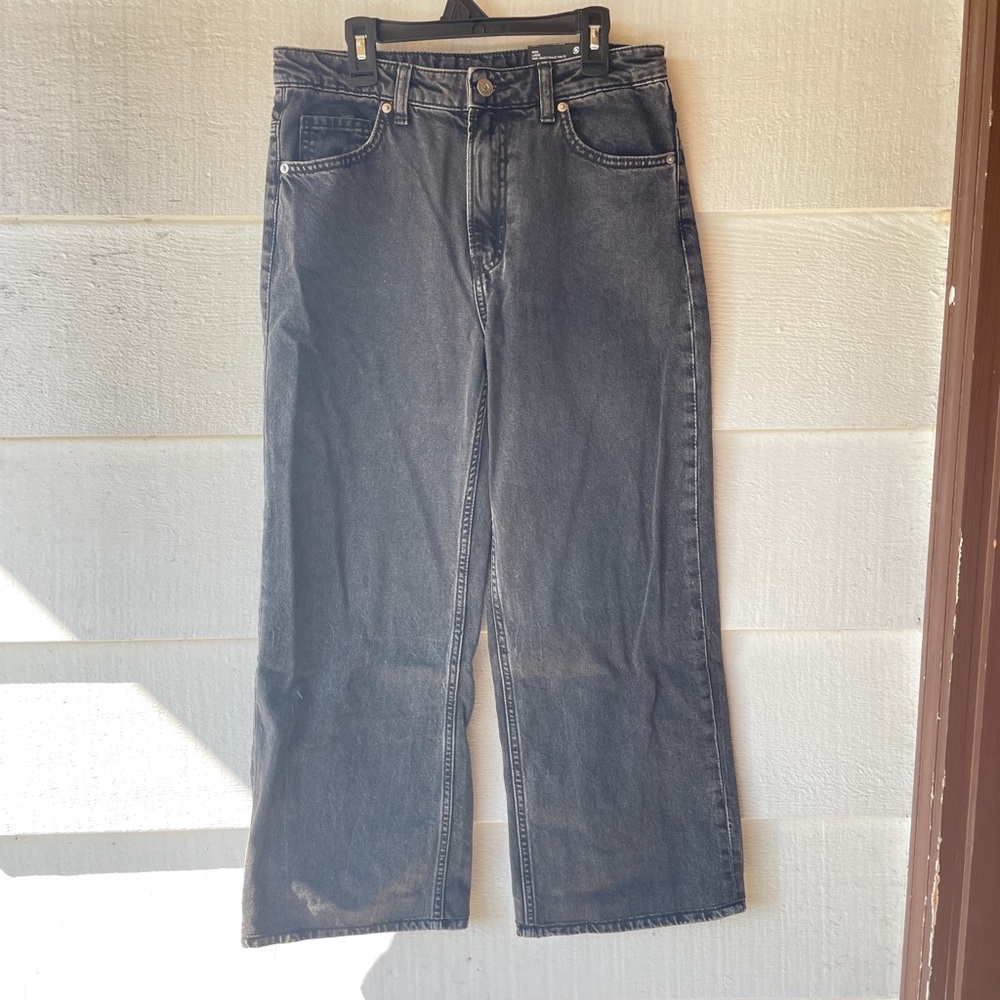 NWT H&M Black Wide Leg Jeans for Effortless Style